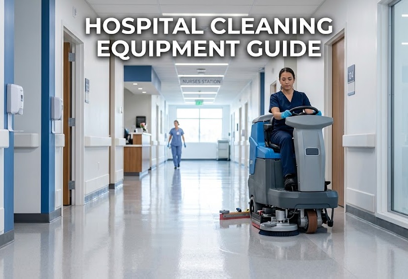Como escolher o equipamento de limpeza de pisos adequado para hospitais: um guia de compra completo.